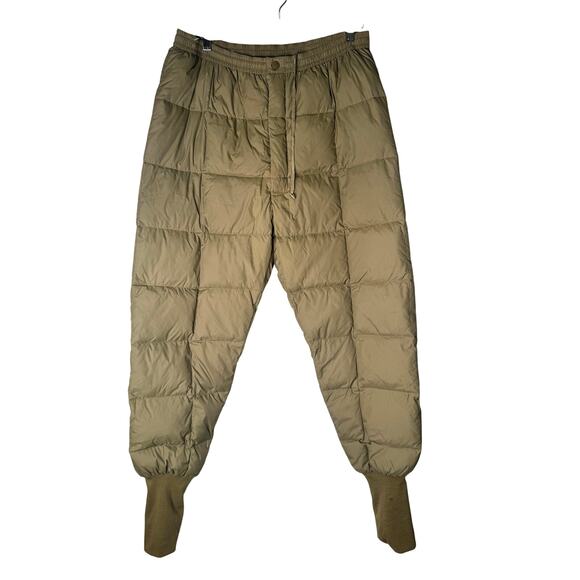 Cabelas Pants Mens Large Northern Goose Down Puffer Base Layer Snow Ski Hunting - Picture 1 of 7